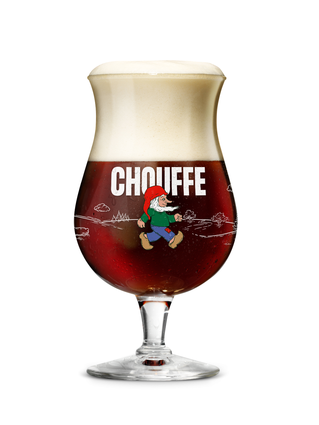 Nice Chouffe New Glass Front